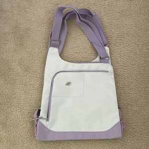 New Balance White and Purple Women's Bag
